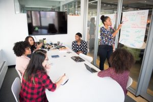 interns weekly scrum meeting